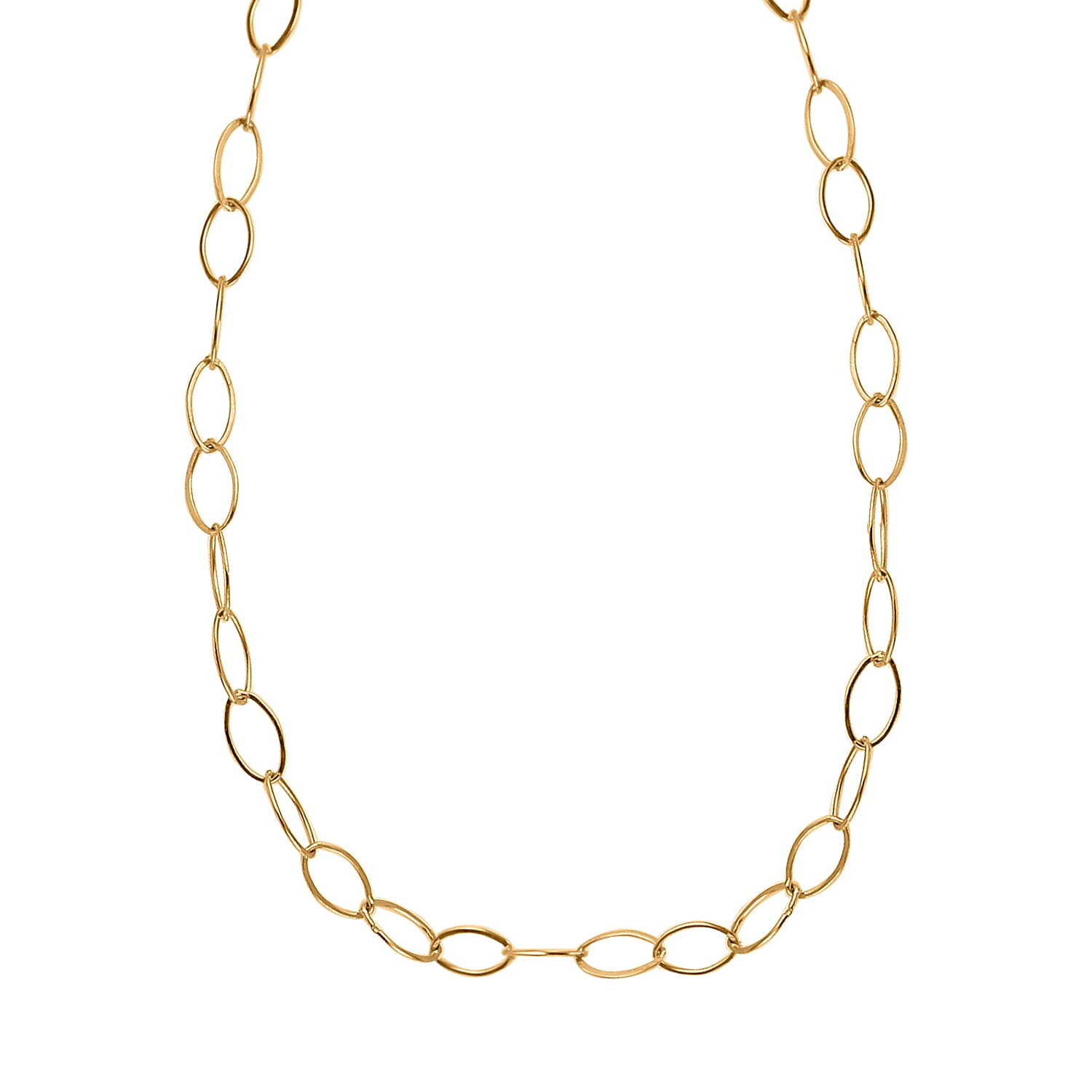 RACHEL GALLEY - 9K Yellow Gold Soldered Trace Chain (Size - 18)