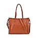 Premium Full Grain 100% Genuine Leather Tote Bag - Tan