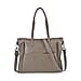 Premium Full Grain 100% Genuine Leather Tote Bag - Tan