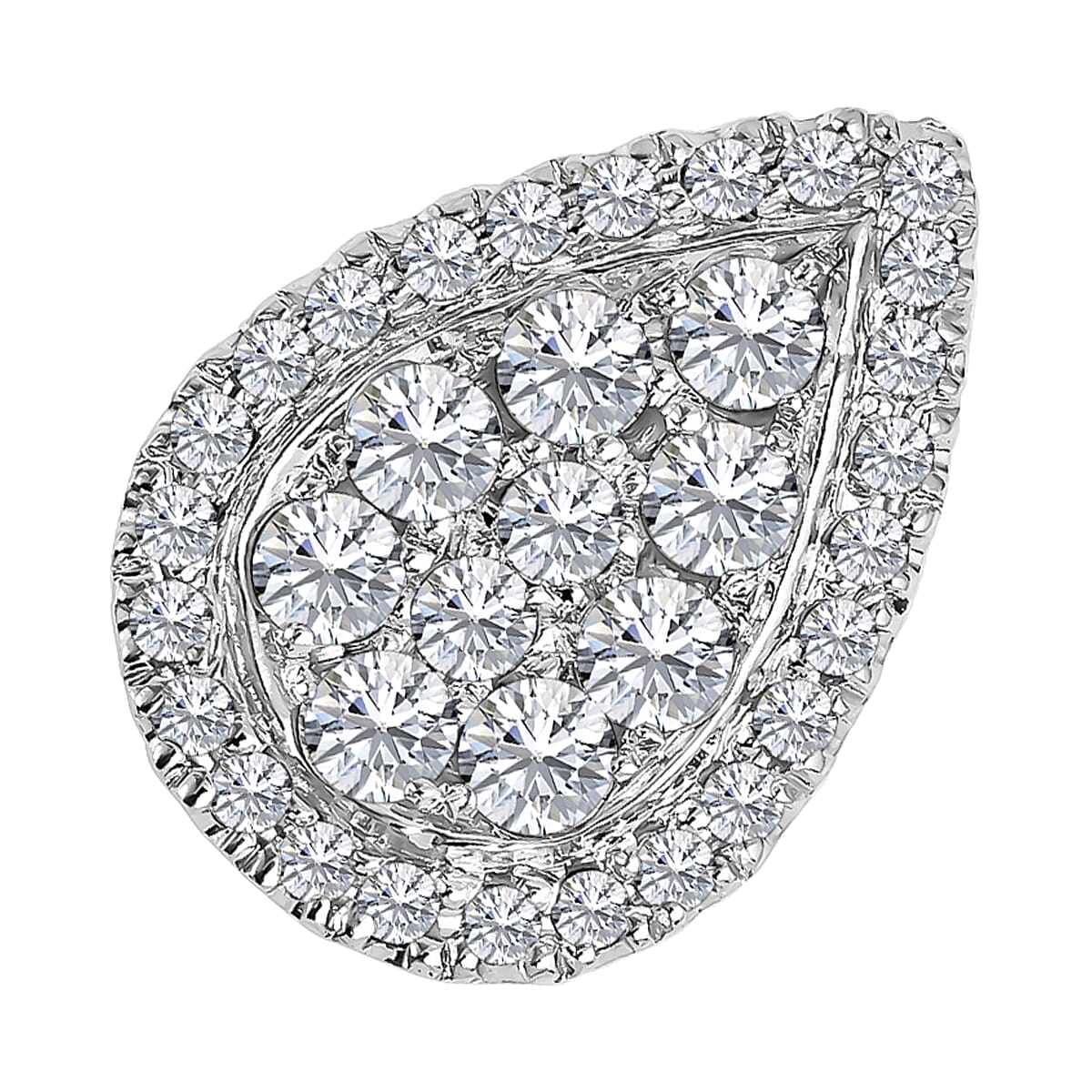18K Yellow Gold  A   White Diamond  A - I2 Pendant 35.00 ct,  Gold Wt. 1.42 Gms  35.000  Ct.