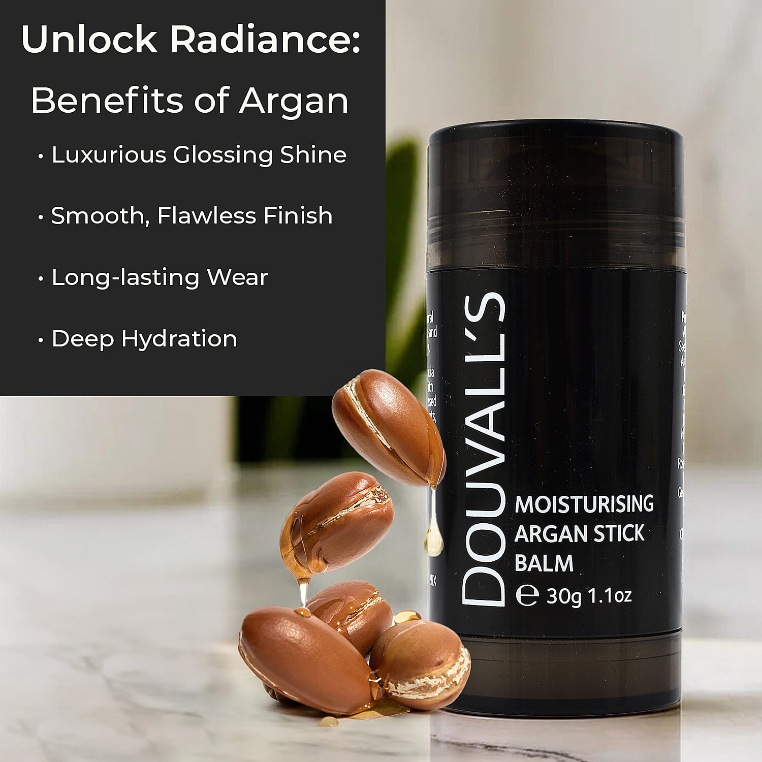 Douvalls Argan Colour Stick Balm (30g) - Boss Peach