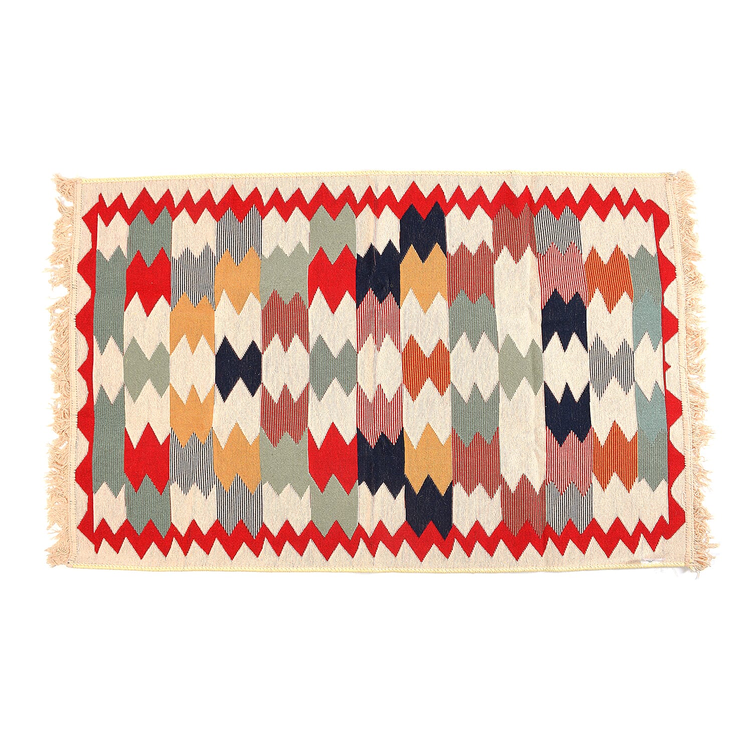 Turkish Authentic - Traditional Made Kilim Rugs For Living Room, Bedroom, Kitchen, Dining Room (Size 125x80cm) - Multi