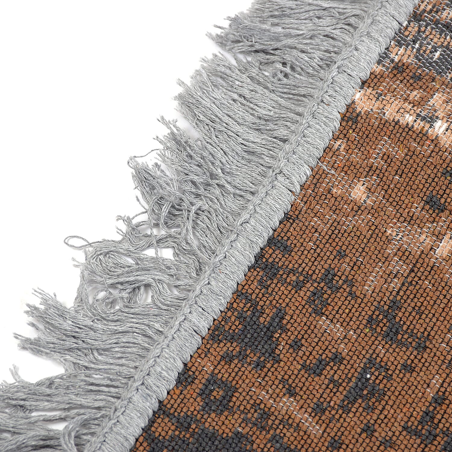 Turkish Authentic - Traditional Made Kilim Rugs For Living Room, Bedroom, Kitchen, Dining Room (Size 120x80cm) - Brown - Grey