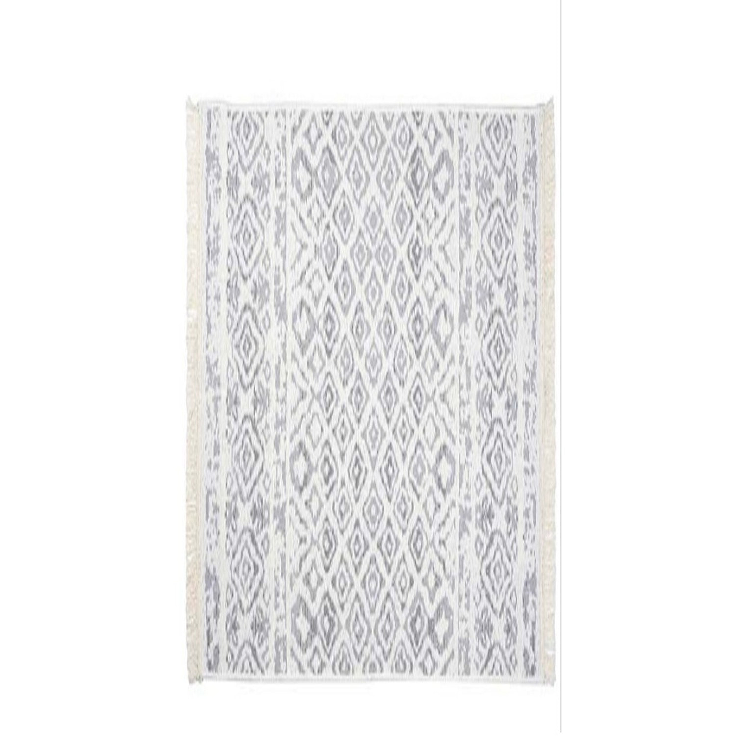 Turkish  Authentic Traditional Machine Made Kilim Rugs (Size 120x80 cm) - White