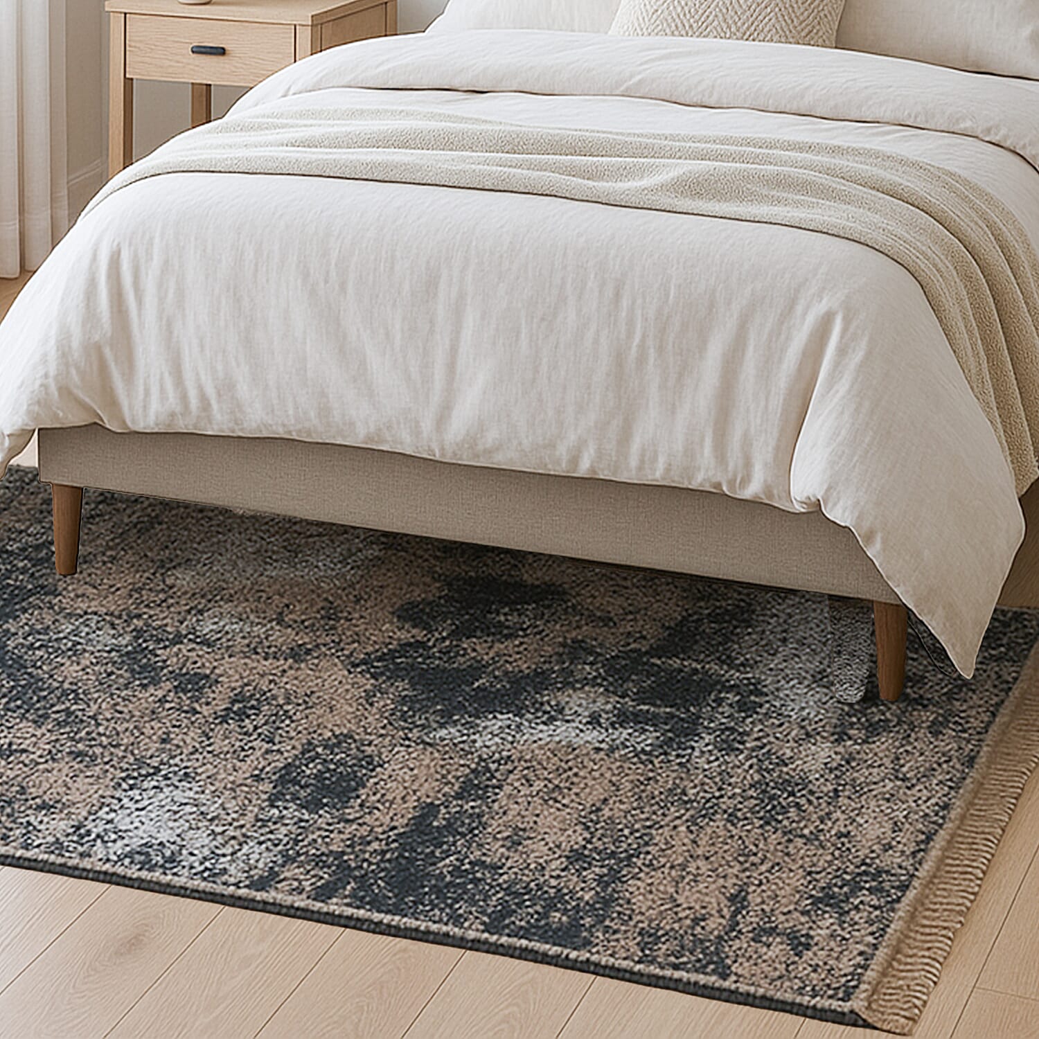 Turkish  Authentic Traditional Kilim Rug (Size 120x80 cm) - Grey