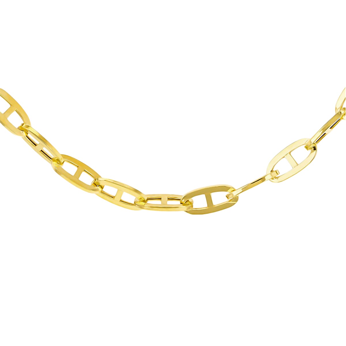 Ottomon Treasures - 9k Yellow Gold Square Rambo Necklace (Size - 20), Gold Wt. 5.00 Gms