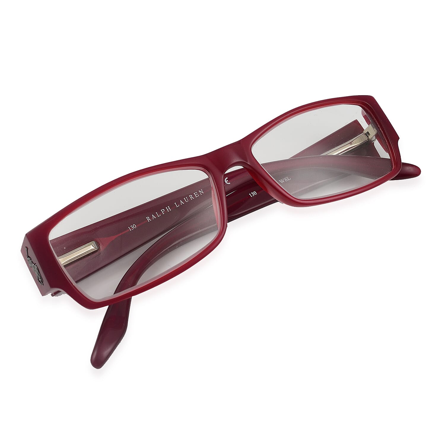 Ralph Lauren Polo Rectangular Reading Glasses - White (Power 2.5 )