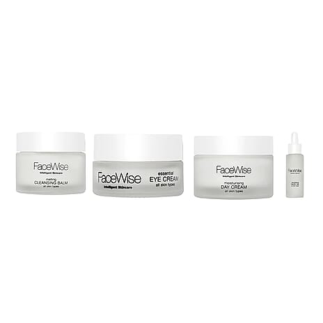 Facewise Value Bundle (Incl. Essential Eye Cream, Day Cream ,Face Oil and Face Balm)