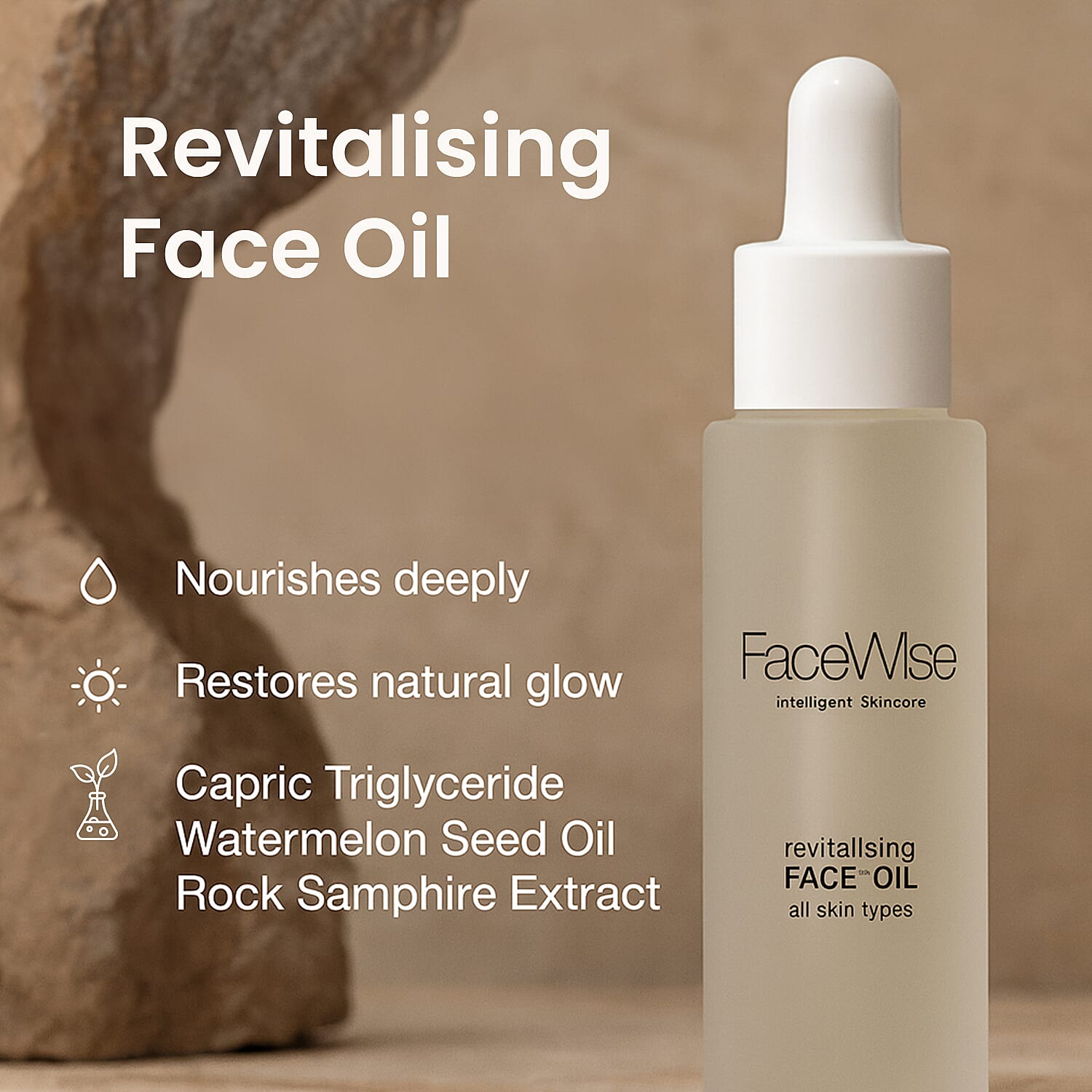 Facewise Value Bundle (Incl. Essential Eye Cream, Day Cream ,Face Oil and Face Balm)