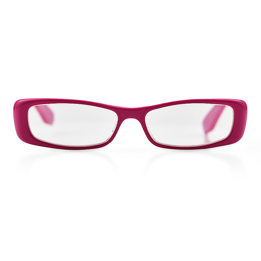 Ralph Lauren Polo Rectangular Reading Glasses - Pink (Power 4.0 )