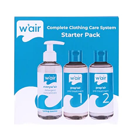 W air Complete Clothing Care System Starter Pack (3x 200ml) - White