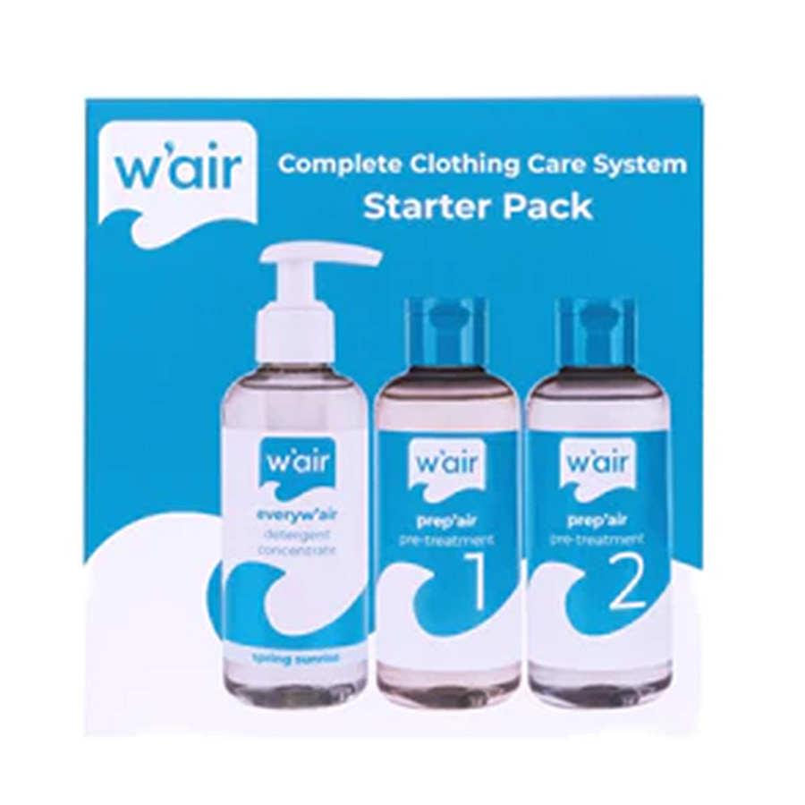 W air Complete Clothing Care System Starter Pack (3x 200ml) - White