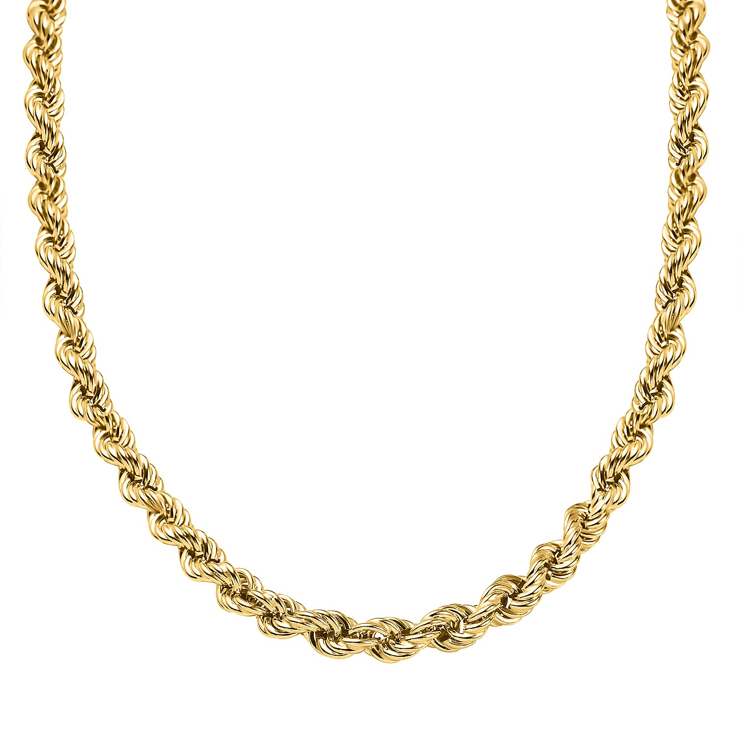 9K Yellow Gold Rope Chain (Size - 22), Gold Wt. 11.05
