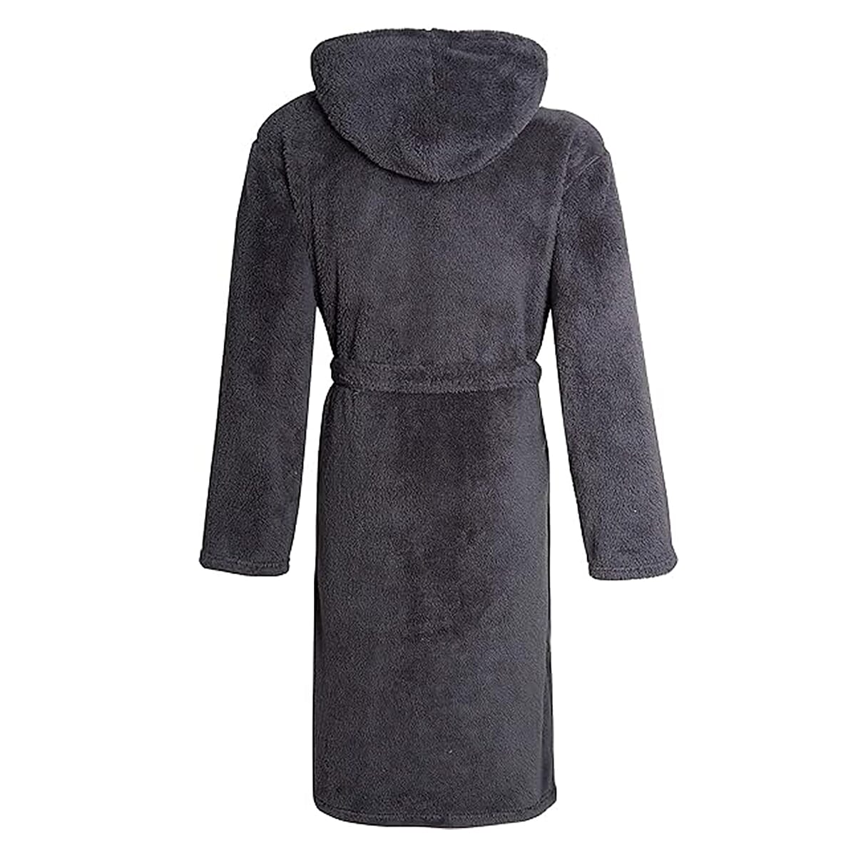 Premium Luxury Toweling Teddy Fleece Mens Robe - Maroon