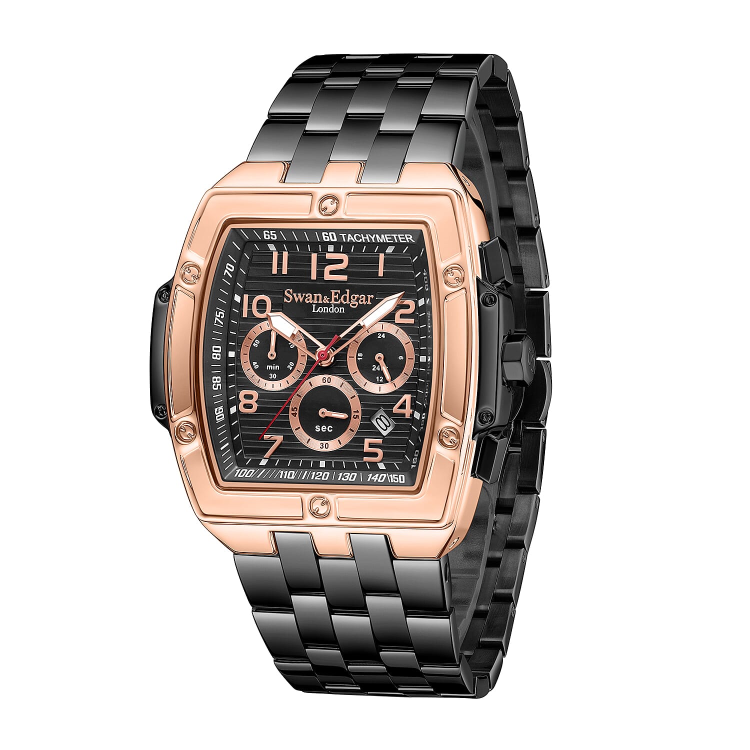 Seiko Quartz Chronograph Mens Watch in Stainless Steel