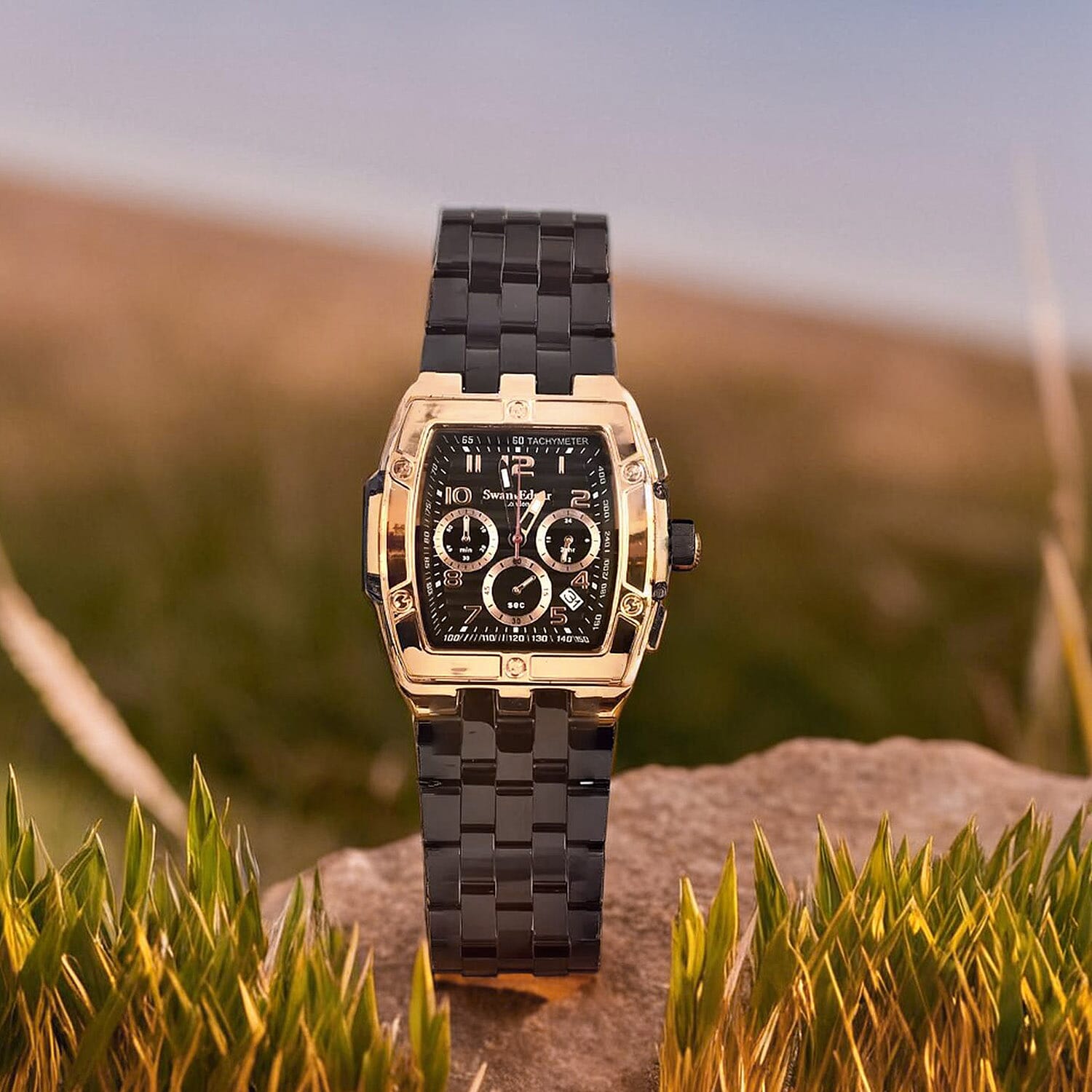 Seiko Quartz Chronograph Mens Watch in Stainless Steel