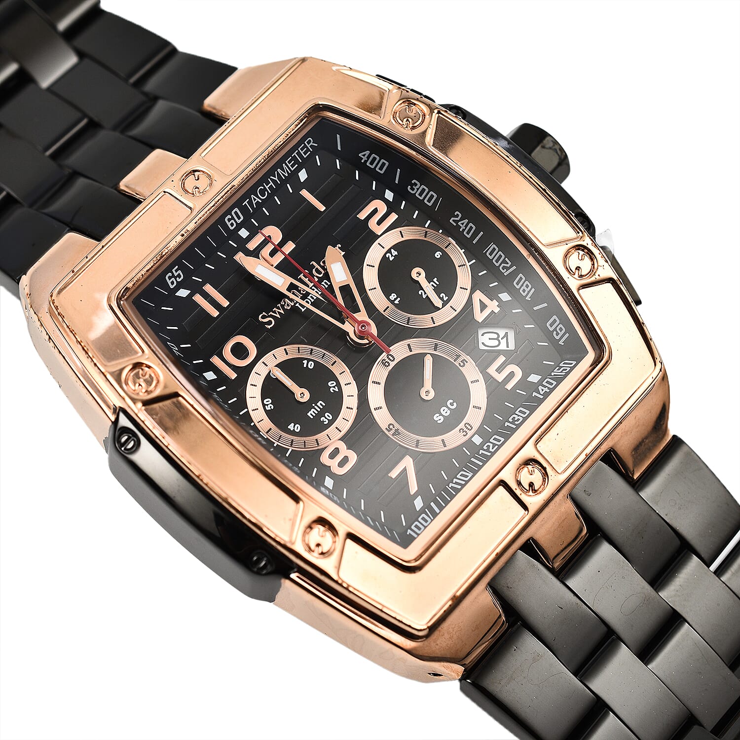 Seiko Quartz Chronograph Mens Watch in Stainless Steel