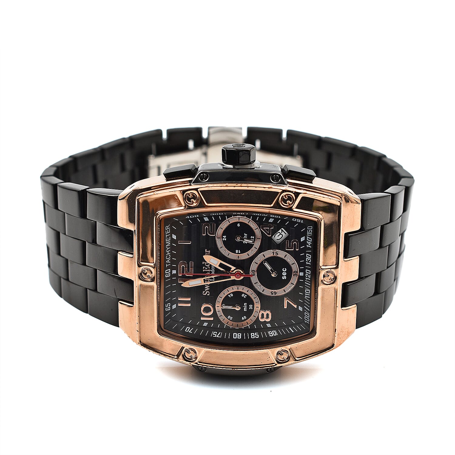 Seiko Quartz Chronograph Mens Watch in Stainless Steel