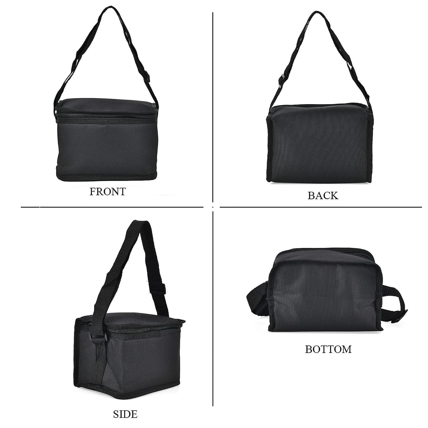Set of 2 (5L-20L) Floral printed Picnic Cooling Bag - Black Set of 2 (5L-20L) Floral printed Picnic Cooling Bag - Black