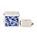 Set of 2 (5L-20L) Floral printed Picnic Cooling Bag - Black