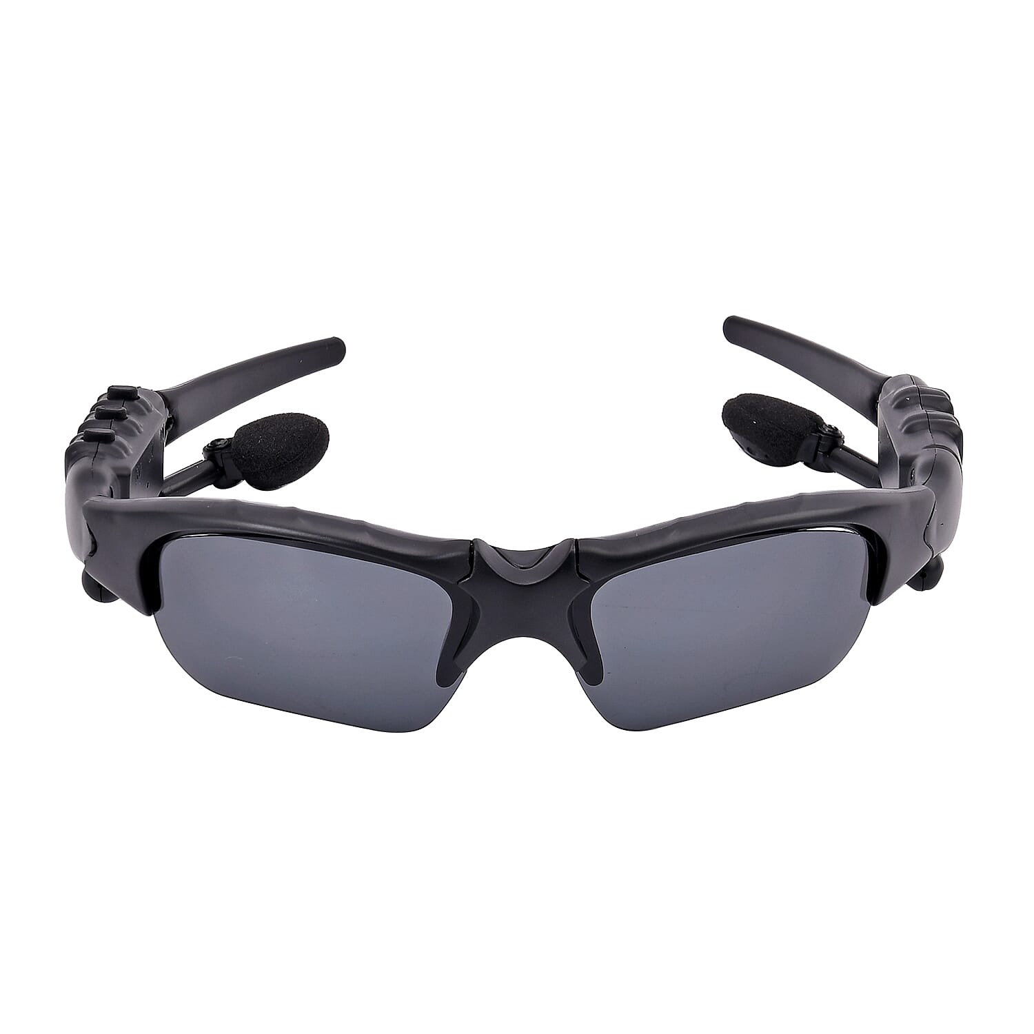 Wireless Bluetooth MP3 Waterproof & Noise Cancelling Sunglasses (Plays up to 3-4 Hrs) - Black