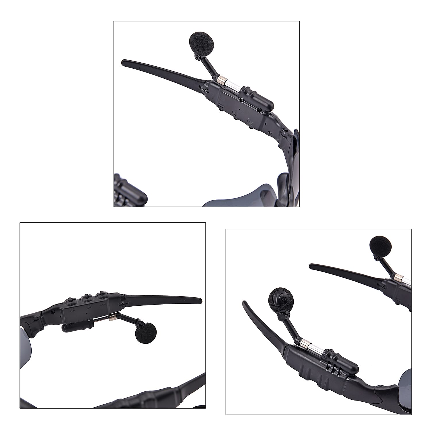 Sunglasses with Rechargeable Wireless Handsfree Earphones (Plays upto 3-4 Hrs) for Driving, Walking, Running, Gym and More