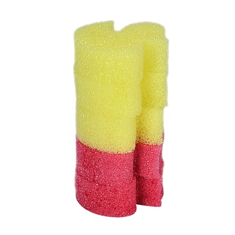 Set of 5 Duck Shaped Scrub Sponge - Red & Yellow