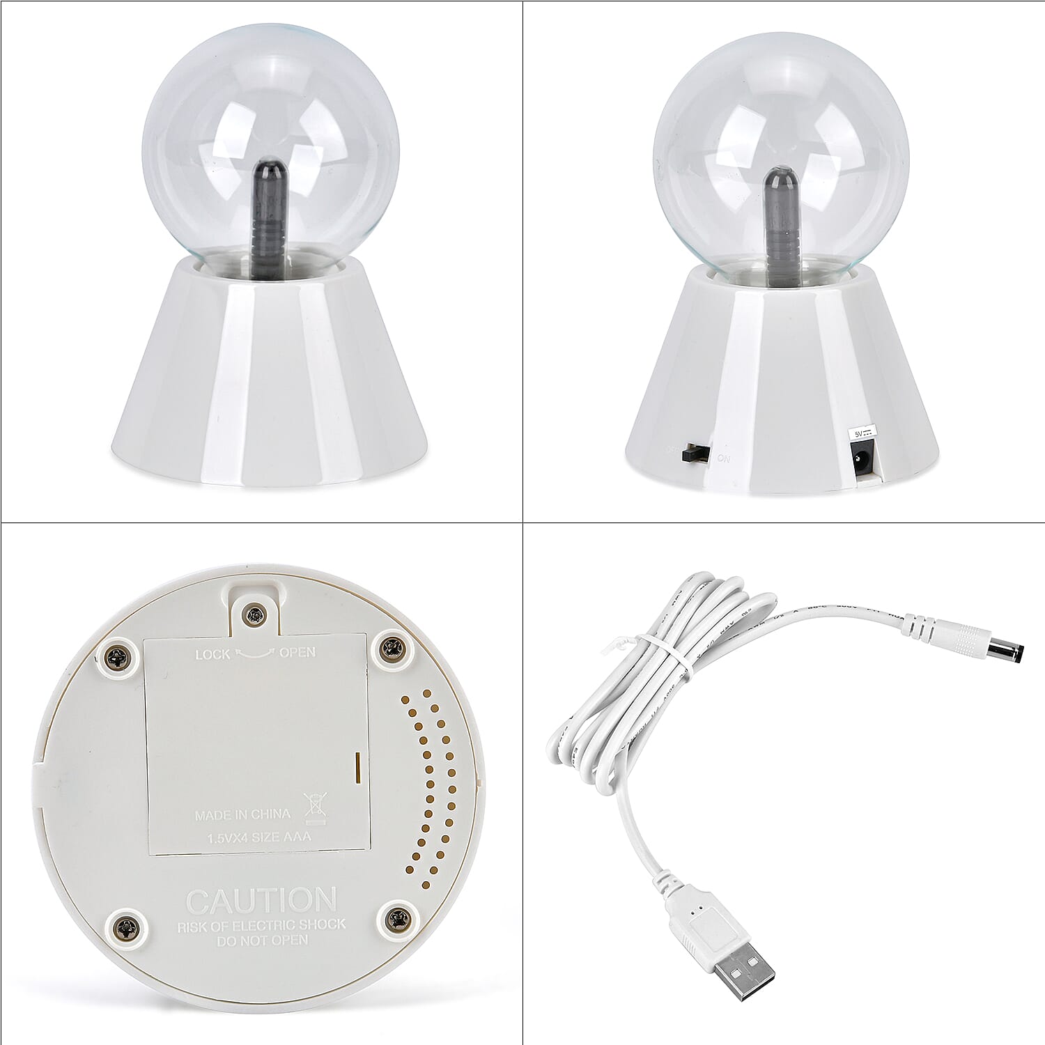 Table Lamp (Size 10x14x1 cm) - White