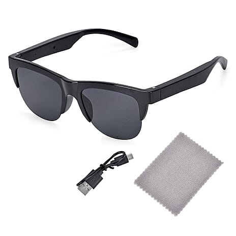 Smart Wireless Bluetooth Sunglasses - Black