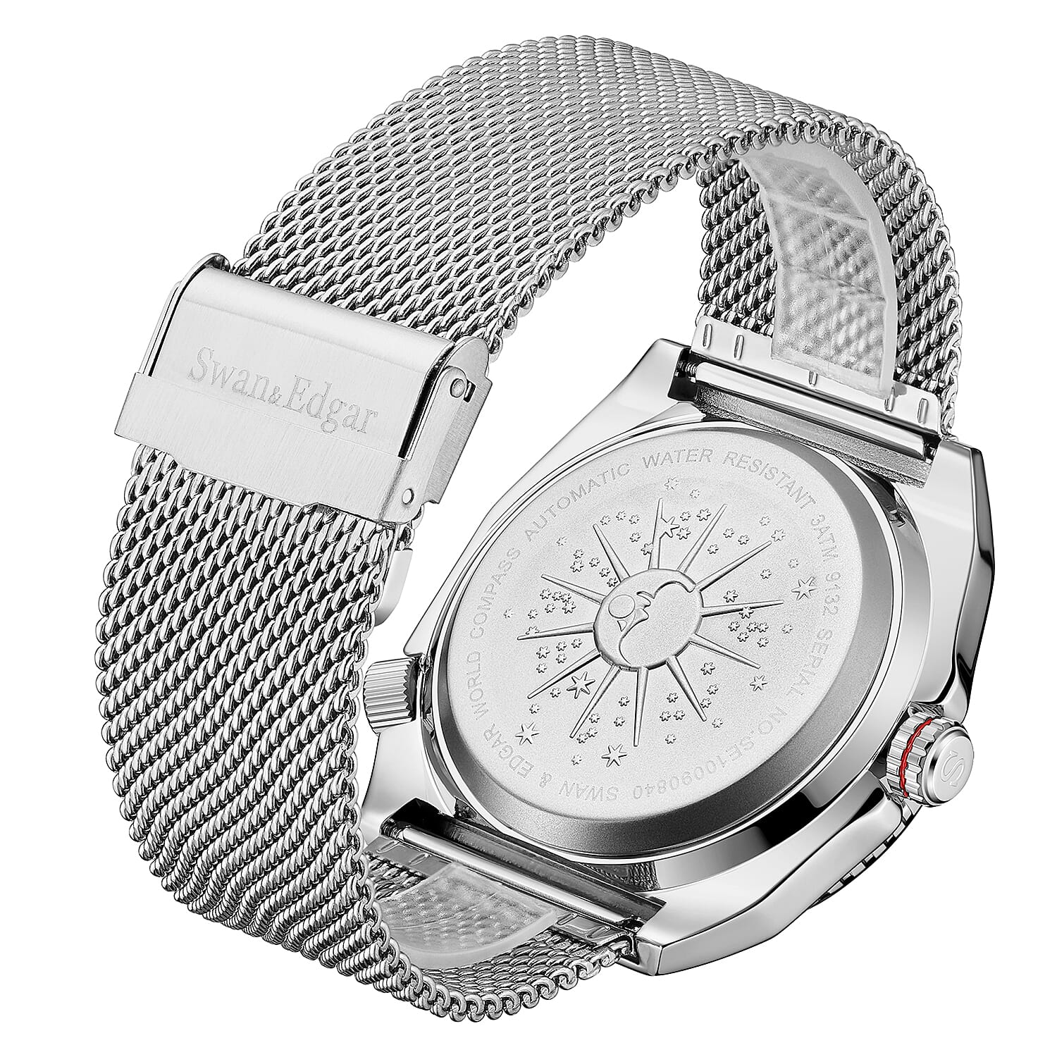 Analog Mens Watch in Stainless Steel