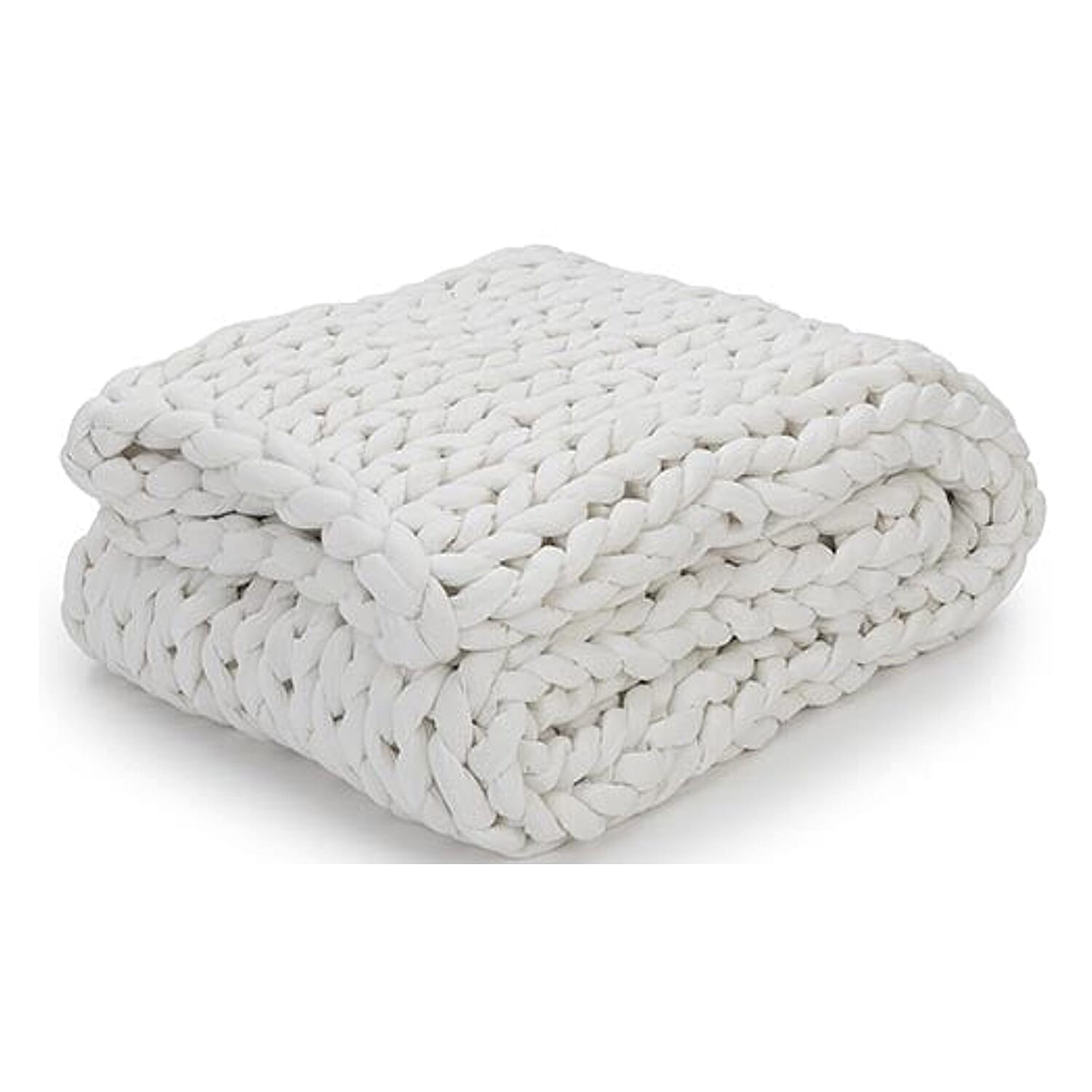 White on sale knit blanket