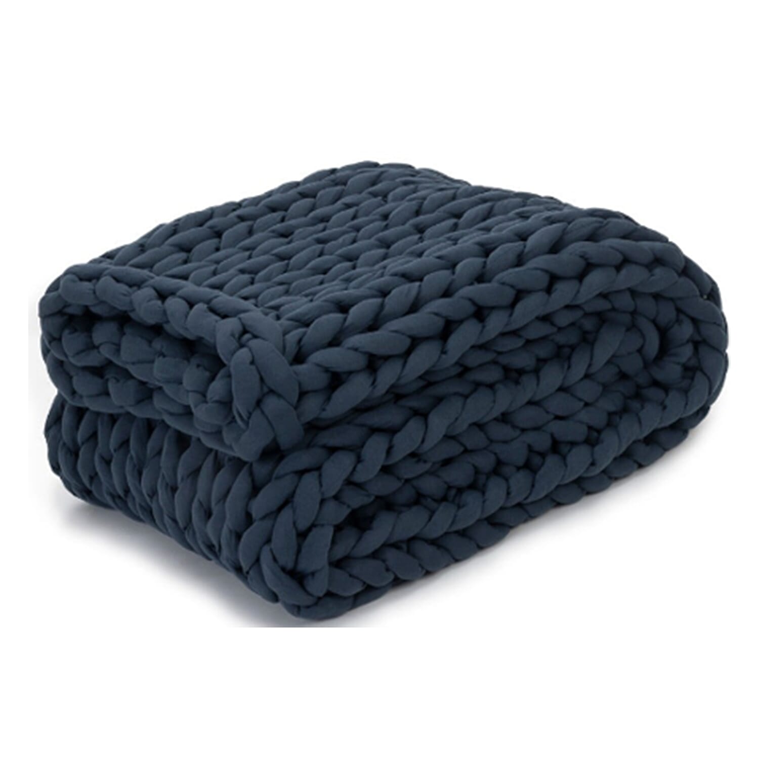 Misty Knit Weighted Blanket (Size Queen) - Snow White