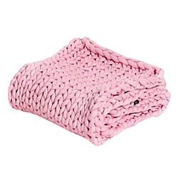 Misty Knit Weighted Blanket (Size Queen) - Snow White