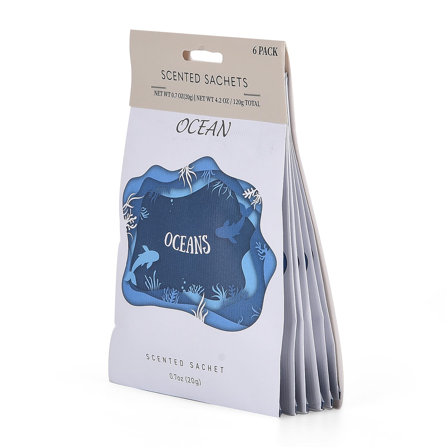Set of 6 Scented Sachets - Oceans