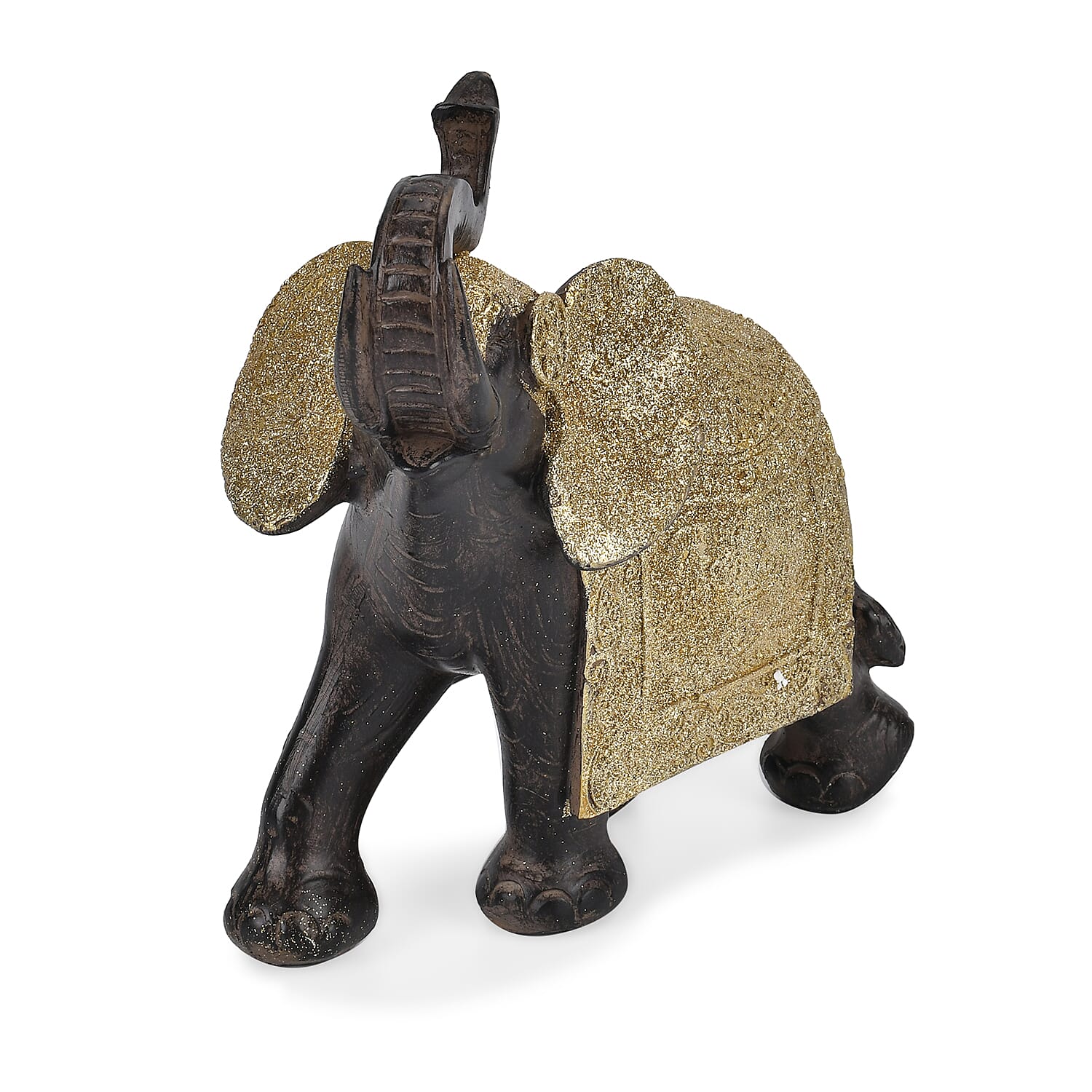 Boutique Collection - Handcrafted Decorative Elephant Figurine (Size 23x19x11 cm) - Blue