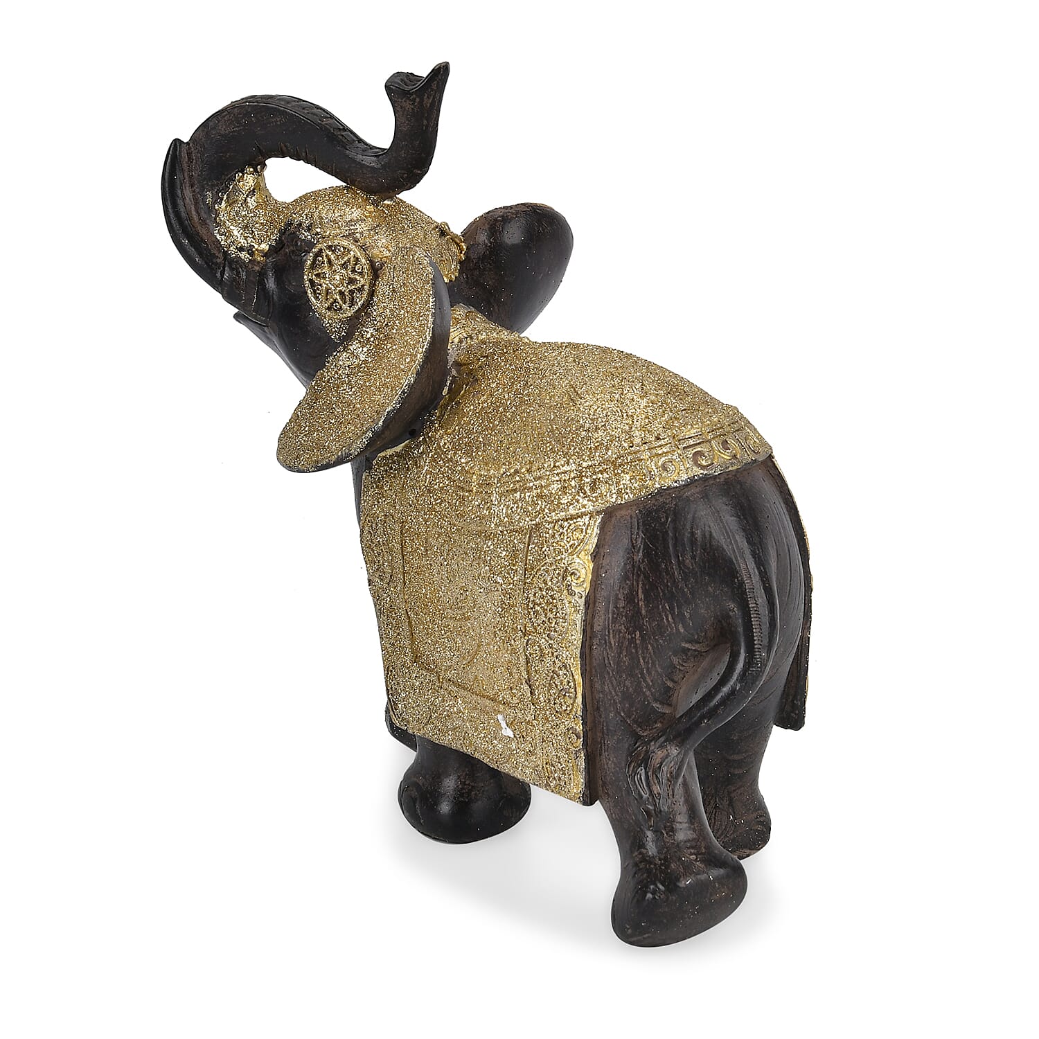 Boutique Collection - Handcrafted Decorative Elephant Figurine (Size 23x19x11 cm) - Blue