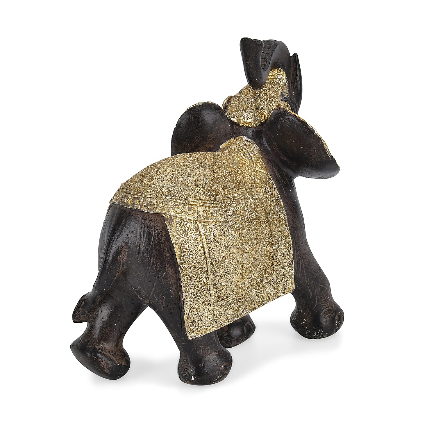 Boutique Collection - Handcrafted Decorative Elephant Figurine (Size 23x19x11 cm) - Blue