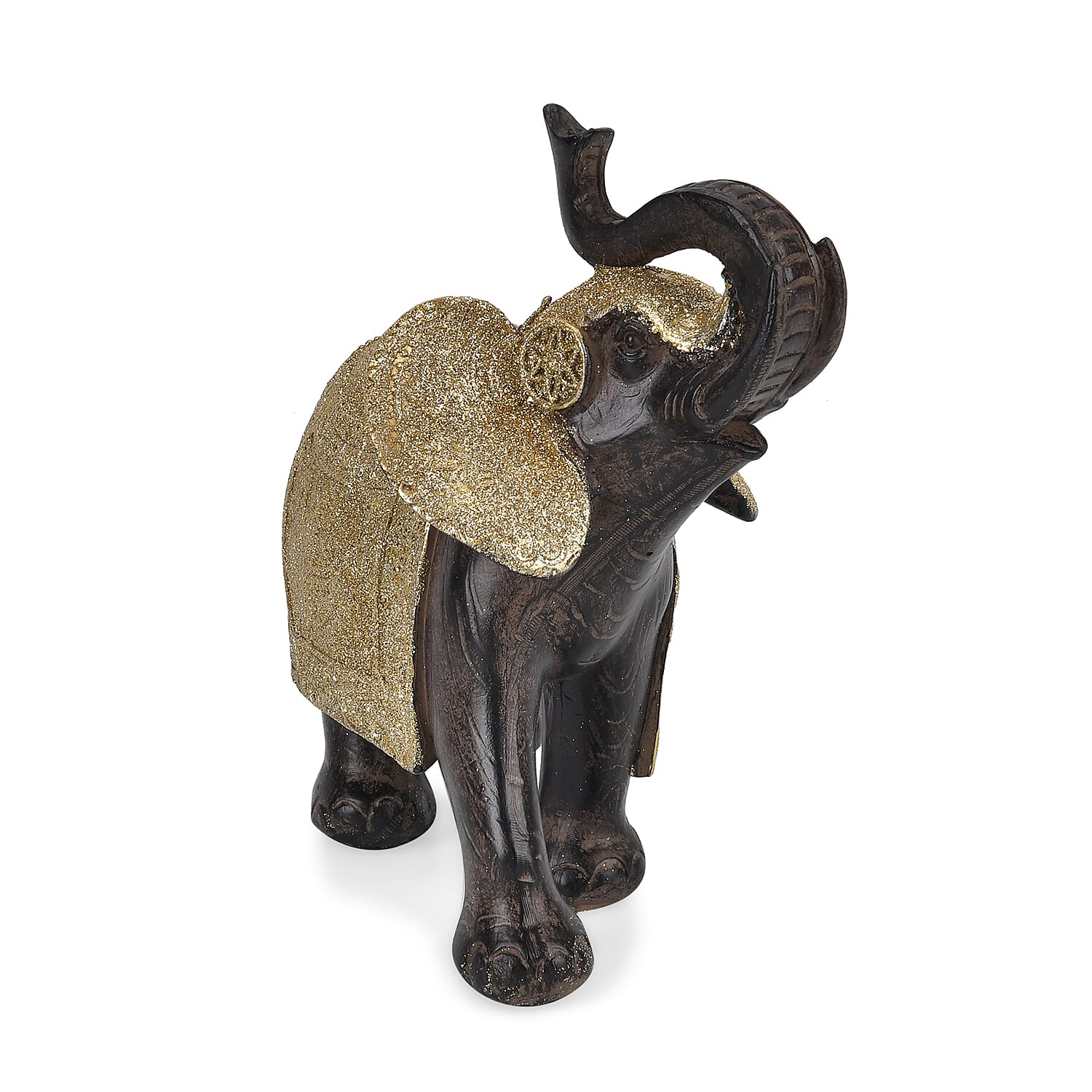 Boutique Collection - Handcrafted Decorative Elephant Figurine (Size 23x19x11 cm) - Blue