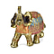 Handcrafted Decorative Elephant Figurine (Size 21x17x9 cm)