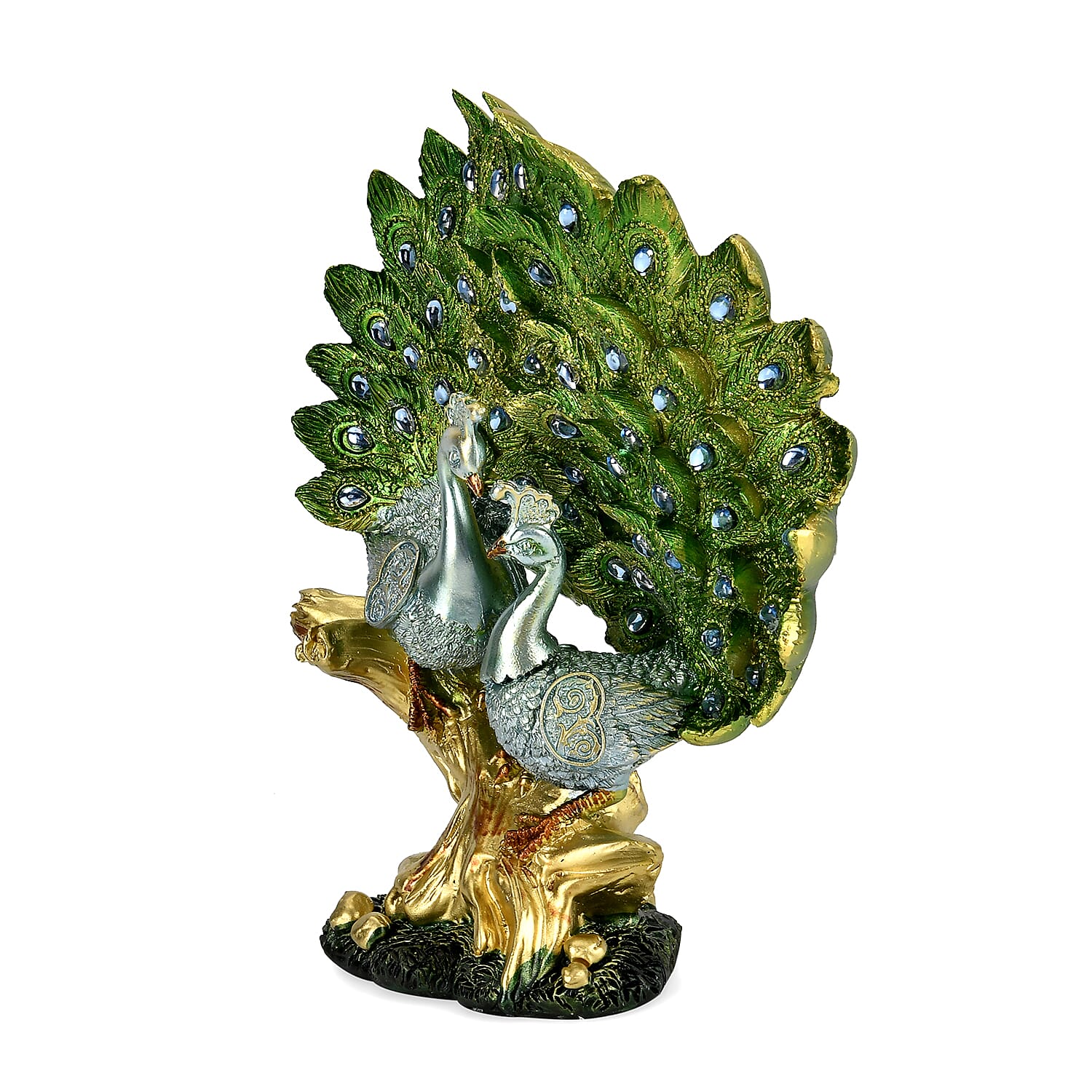 Boutique Collection - Decorative Peacock Figurine (Size 19x16x5 cm)