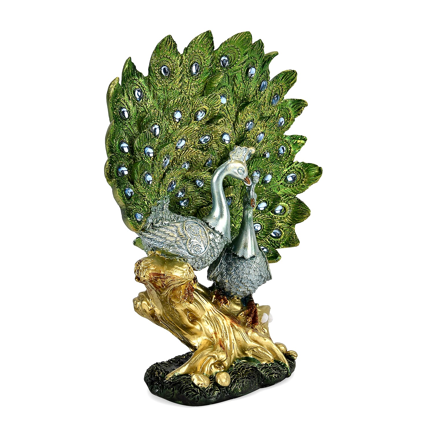 Boutique Collection - Decorative Peacock Figurine (Size 19x16x5 cm)