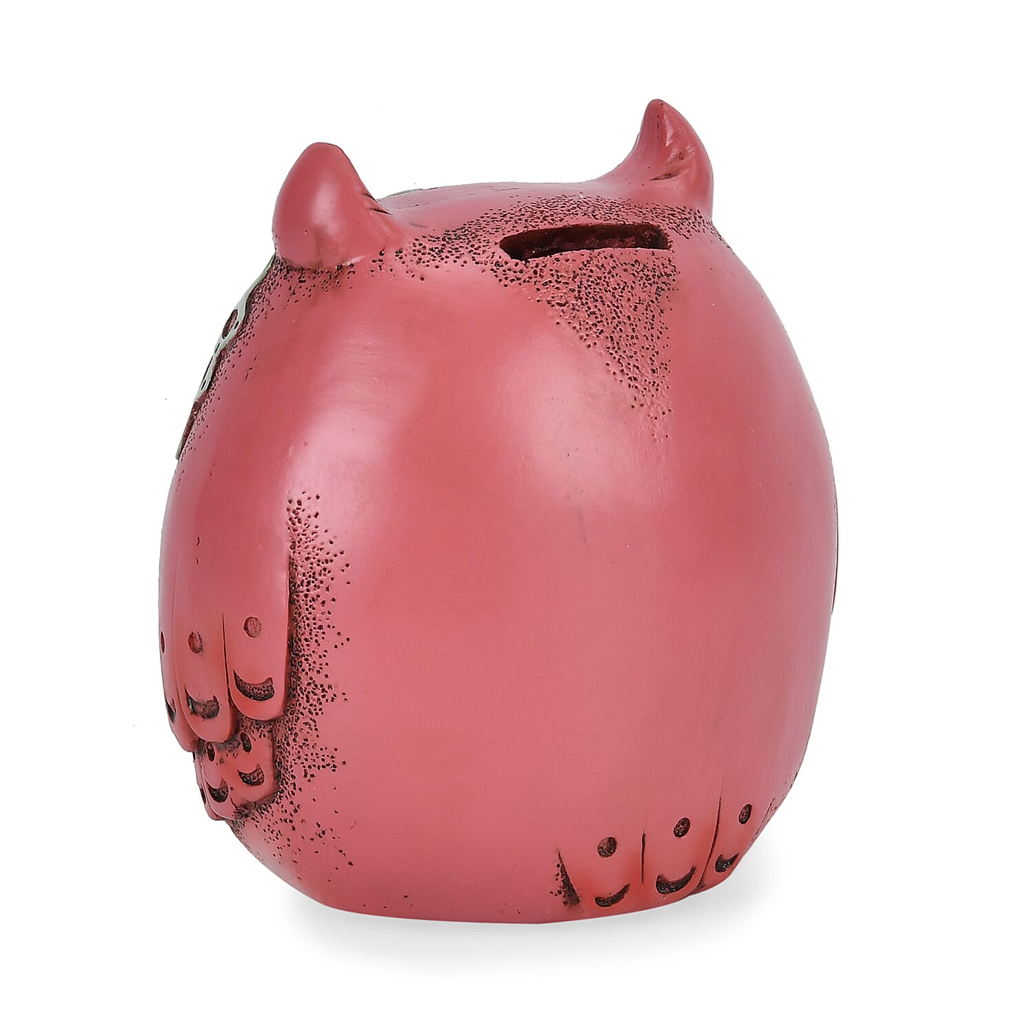 Cute Decorative Owl Figurine Money Bank - Pink