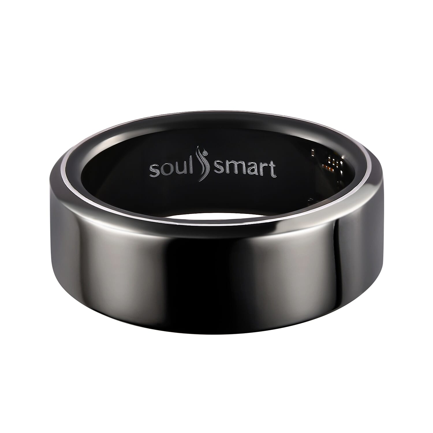 SoulSmart Unisex Smart Ring with Multifunctional Features (Heart Rate Sleep Monitoring Step Recording Sport)