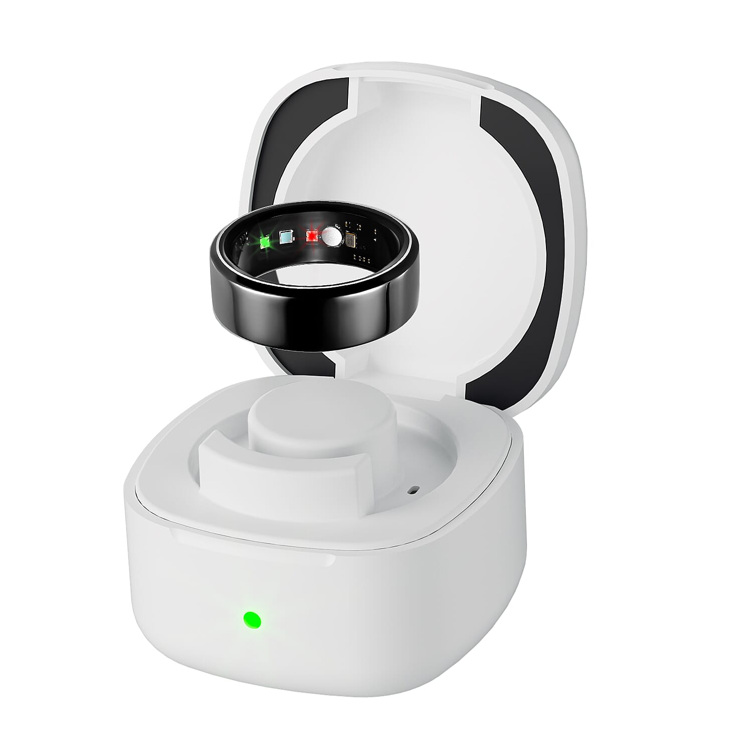 SoulSmart Unisex Smart Ring with Multifunctional Features (Heart Rate Sleep Monitoring Step Recording Sport)