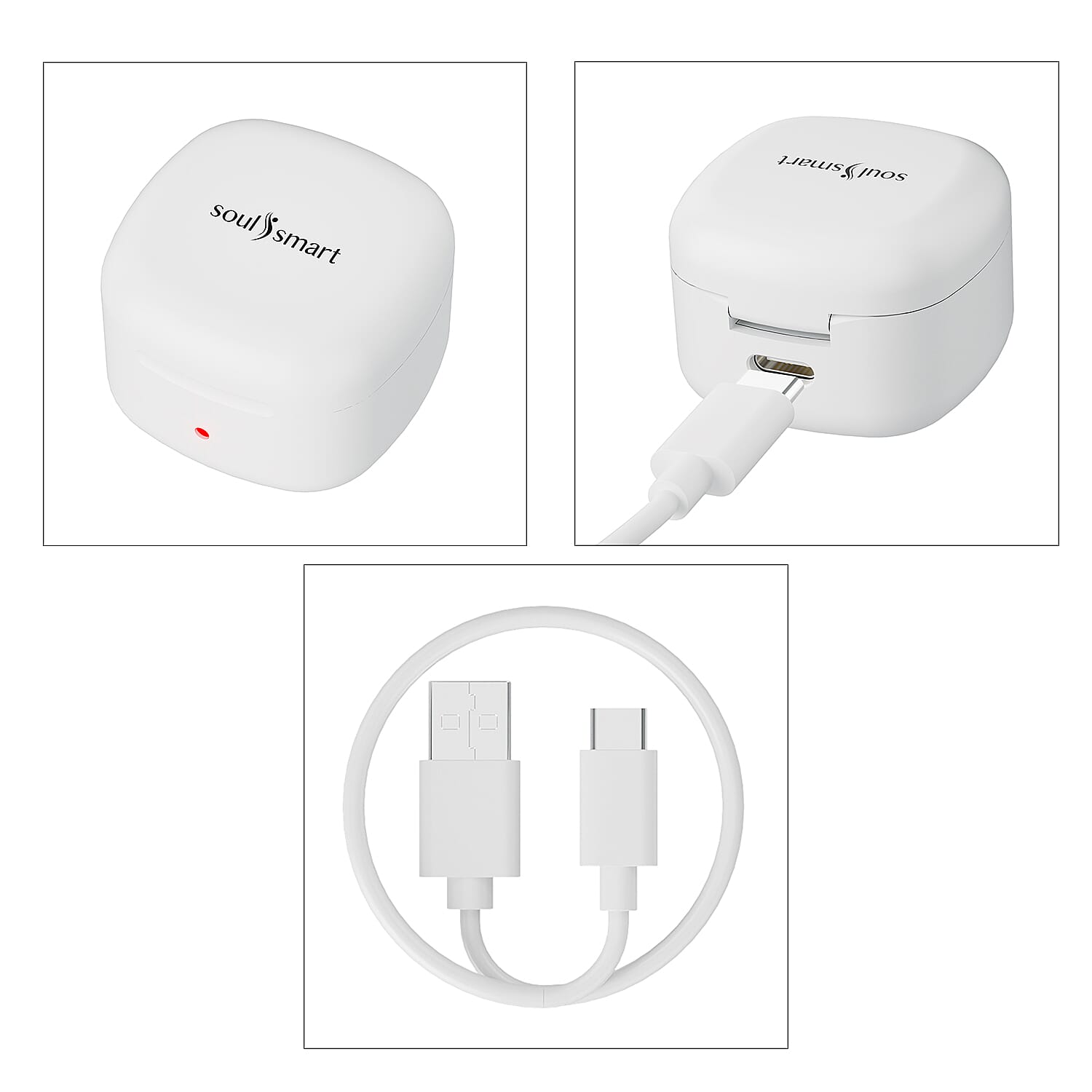 SoulSmart Unisex Smart Ring with Multifunctional Features (Heart Rate Sleep Monitoring Step Recording Sport)