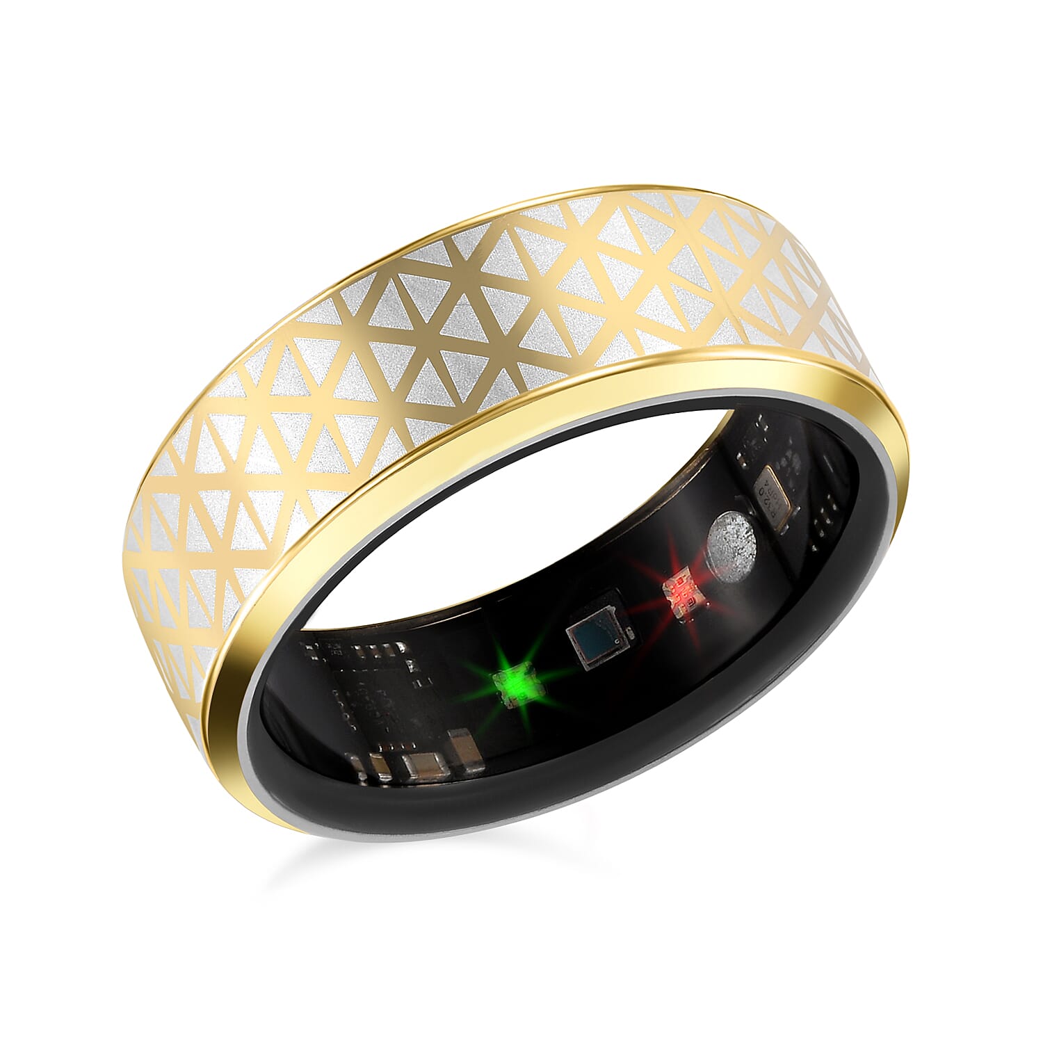 SoulSmart Unisex Smart Ring with Multifunctional Features (Heart Rate Sleep Monitoring Step Recording Sport)