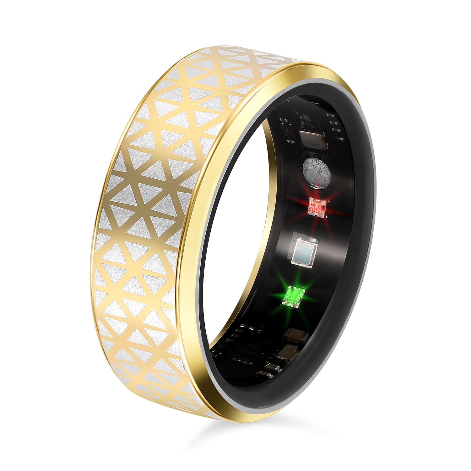 SoulSmart Unisex Smart Ring with Multifunctional Features (Heart Rate Sleep Monitoring Step Recording Sport)