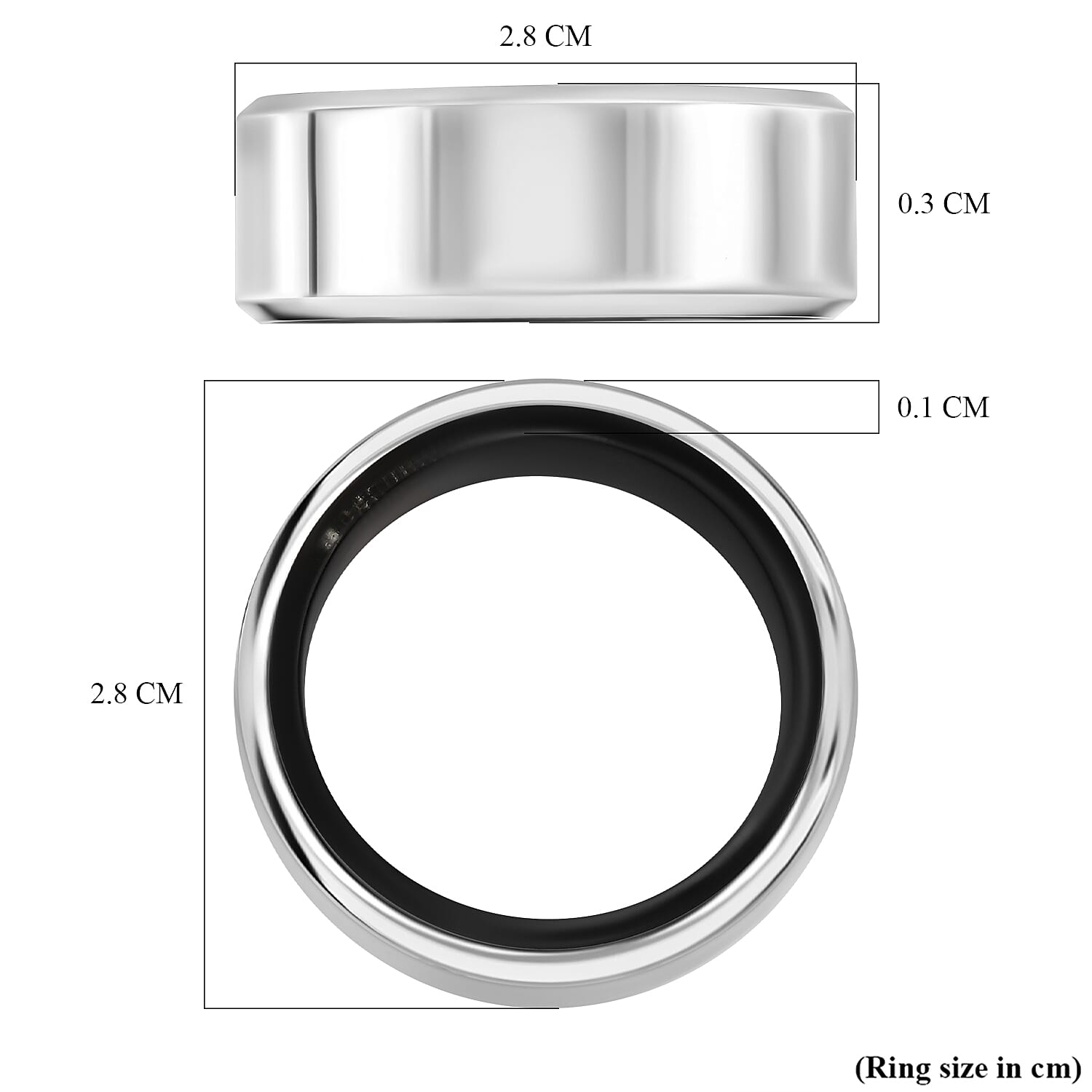 SoulSmart Unisex Smart Ring with Multifunctional Features (Heart Rate Sleep Monitoring Step Recording Sport)