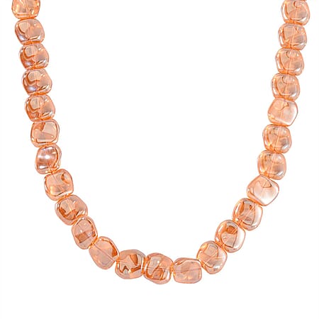 Close Out Deal - Orange Austrian Crystal Necklace (Size - 20-2 Ext) Close Out Deal - Orange Austrian Crystal Necklace (Size - 20-2 Ext)