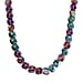 Close Out Deal - Multi Colour Austrian Crystal Necklace (Size - 20-2 Ext) in Silver Tone